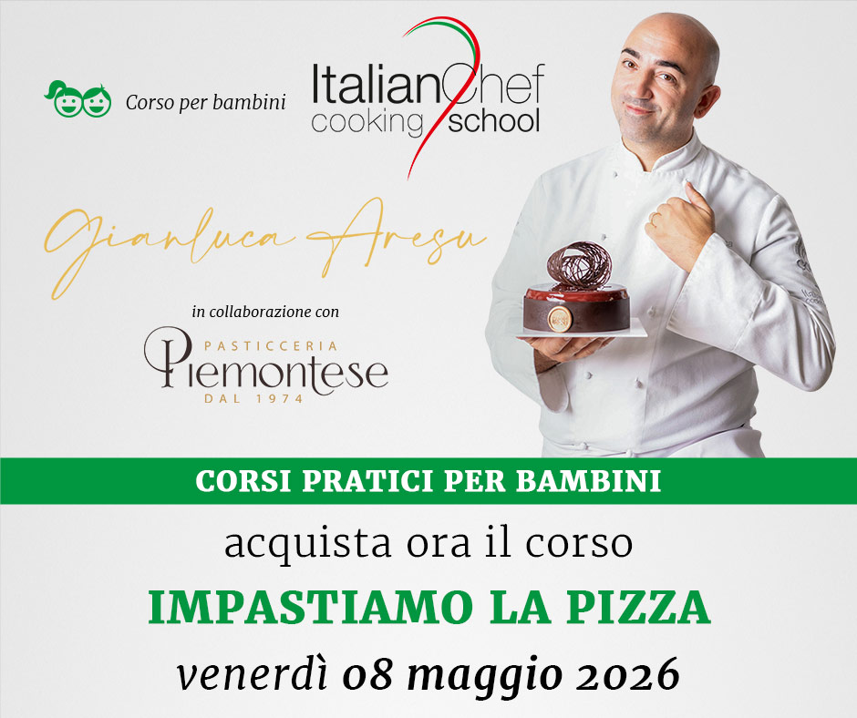 IMPASTIAMO LA PIZZA per bambini con il Maestro Gianluca Aresu - 08 maggio 2026