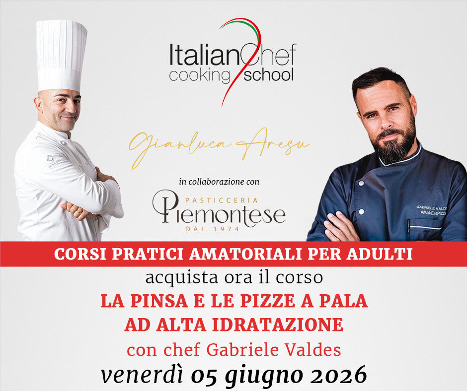 LA PINSA E LE PIZZE A PALA AD ALTA IDRATAZIONE con chef Gabriele Valdes - 05 giugno 2026