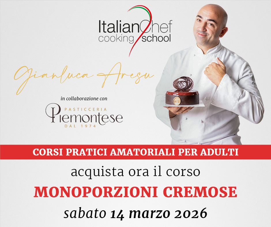 MONOPORZIONI CREMOSE con il Maestro Gianluca Aresu - 14 marzo 2026