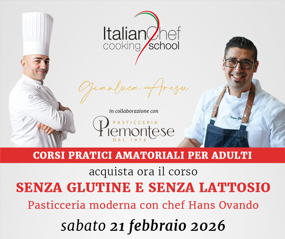PASTICCERIA MODERNA SENZA GLUTINE E SENZA LATTOSIO con chef Hans Ovando - 21 febbraio 2026